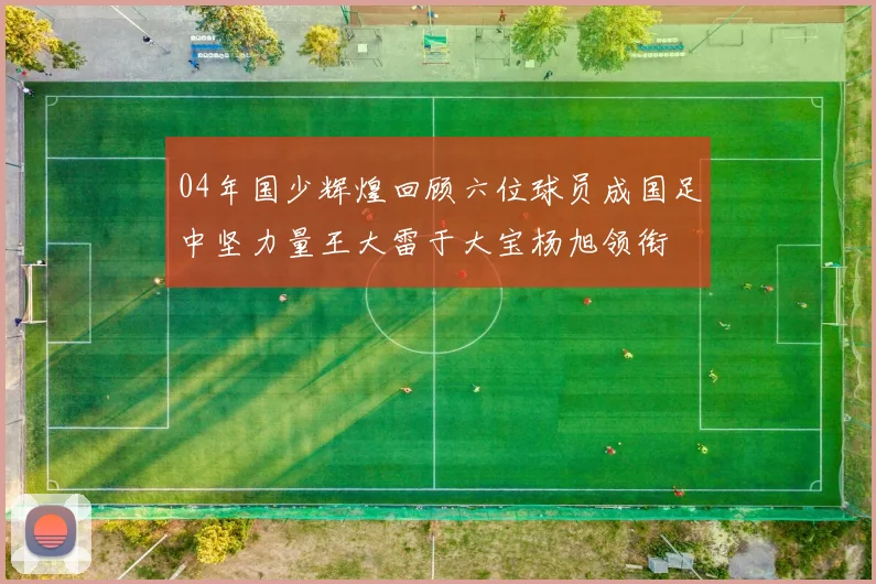 04年国少辉煌回顾六位球员成国足中坚力量王大雷于大宝杨旭领衔